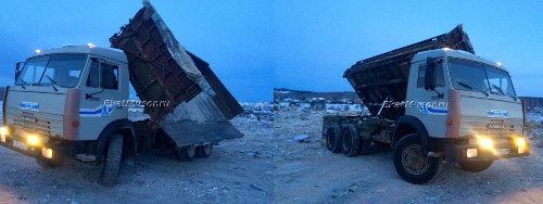 вывоз мусора камаз